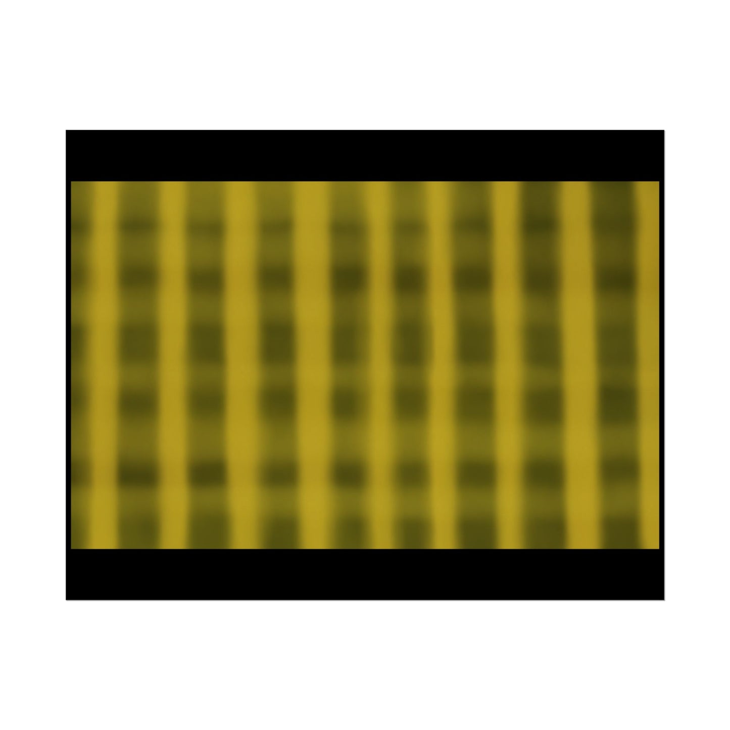 Abstract Yellow Grid Poster — Modern Geometric Wall Art