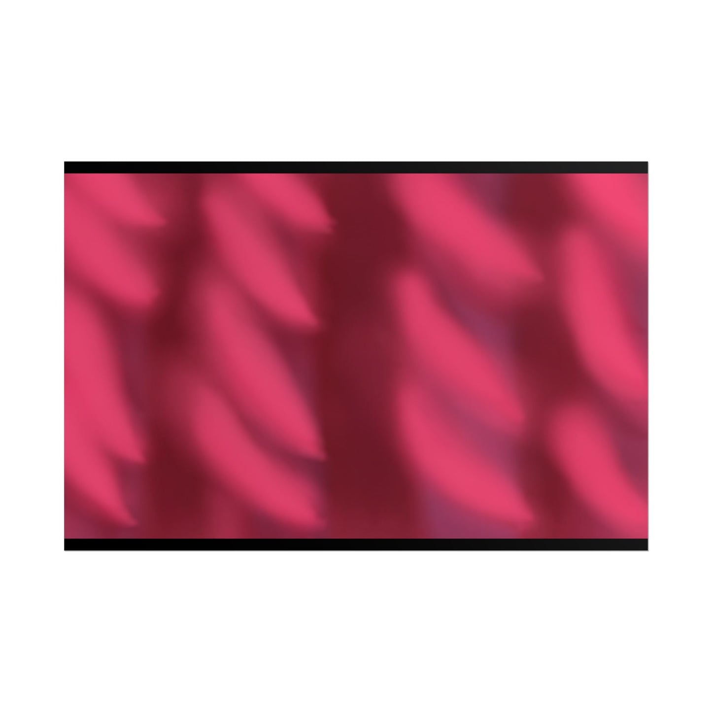 Rolled Poster – Abstract Pink Velvet Waves Art Print