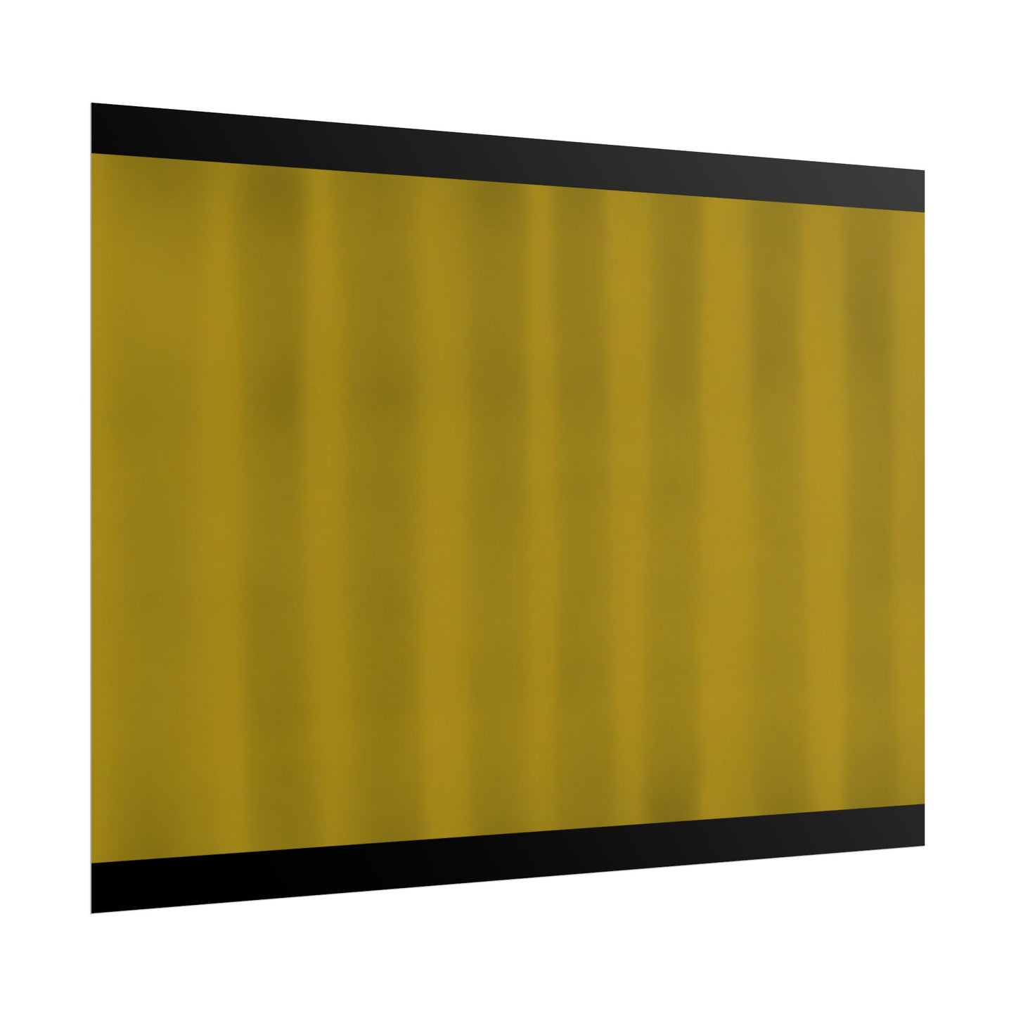 Gold Minimalist Rolled Poster — Modern Metallic Wall Art