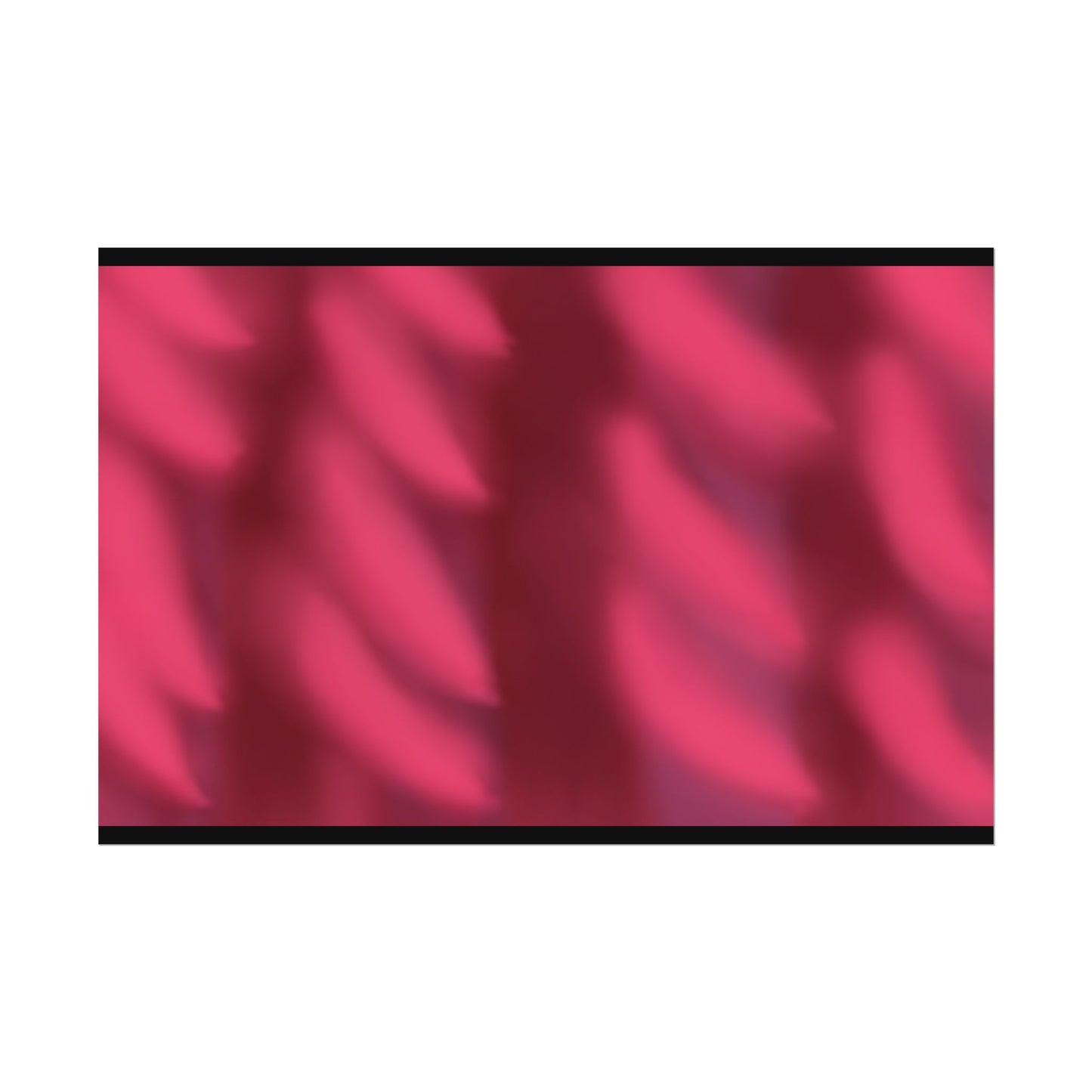 Rolled Poster – Abstract Pink Velvet Waves Art Print
