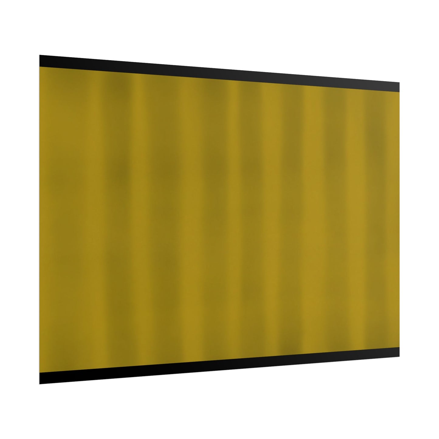 Gold Minimalist Rolled Poster — Modern Metallic Wall Art