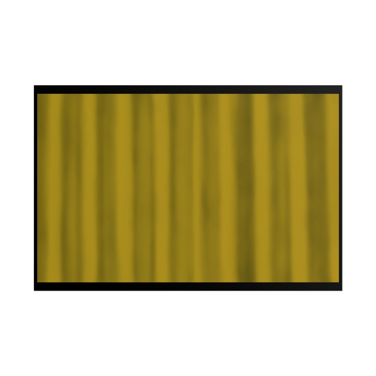 Gold Curtain Rolled Poster — Theater Stage Wall Art
