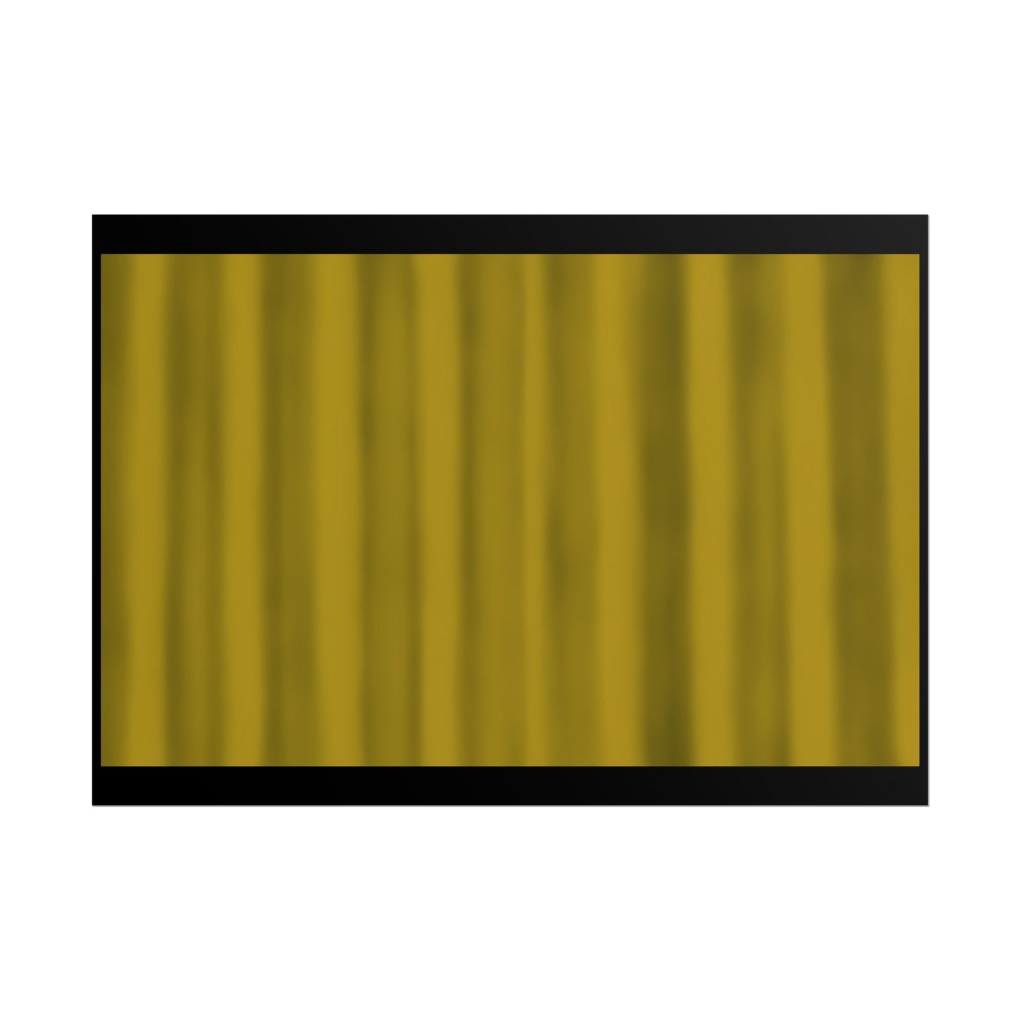 Gold Curtain Rolled Poster — Theater Stage Wall Art
