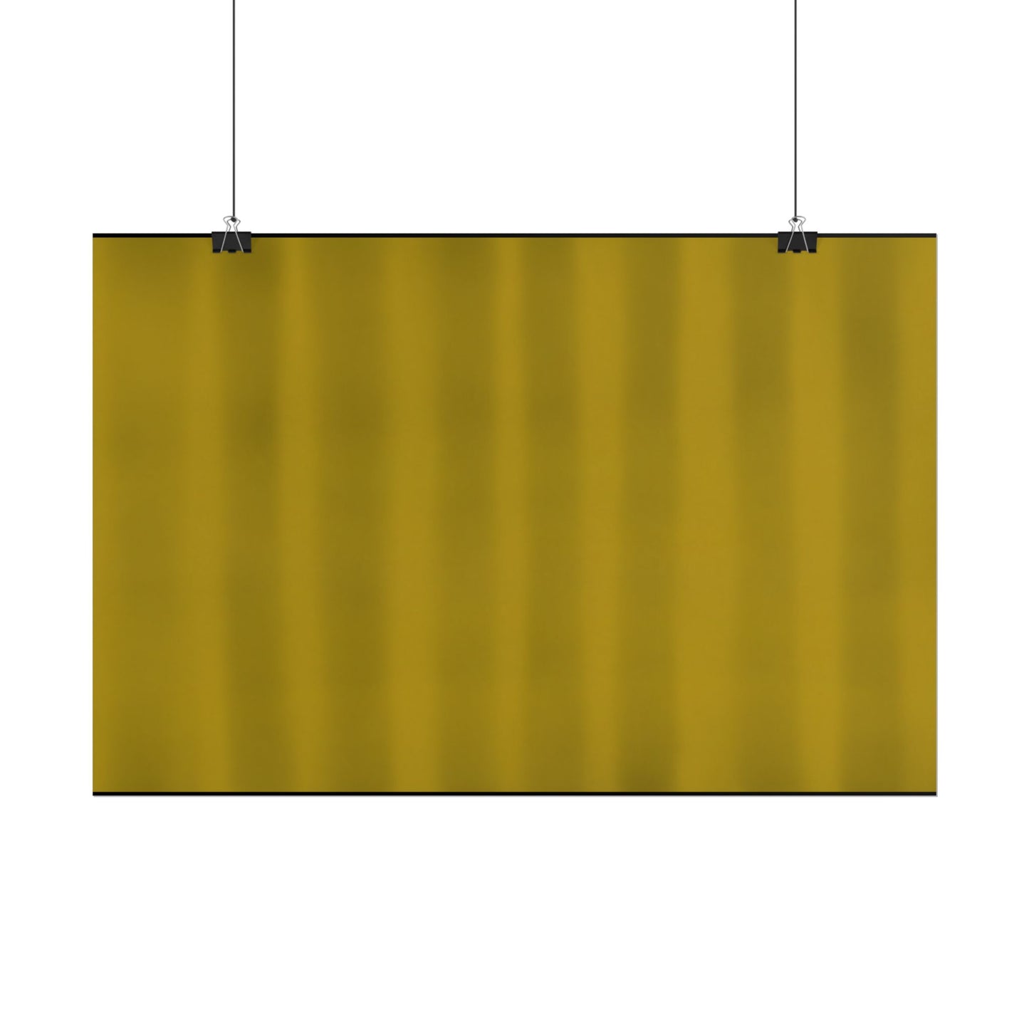 Gold Minimalist Rolled Poster — Modern Metallic Wall Art