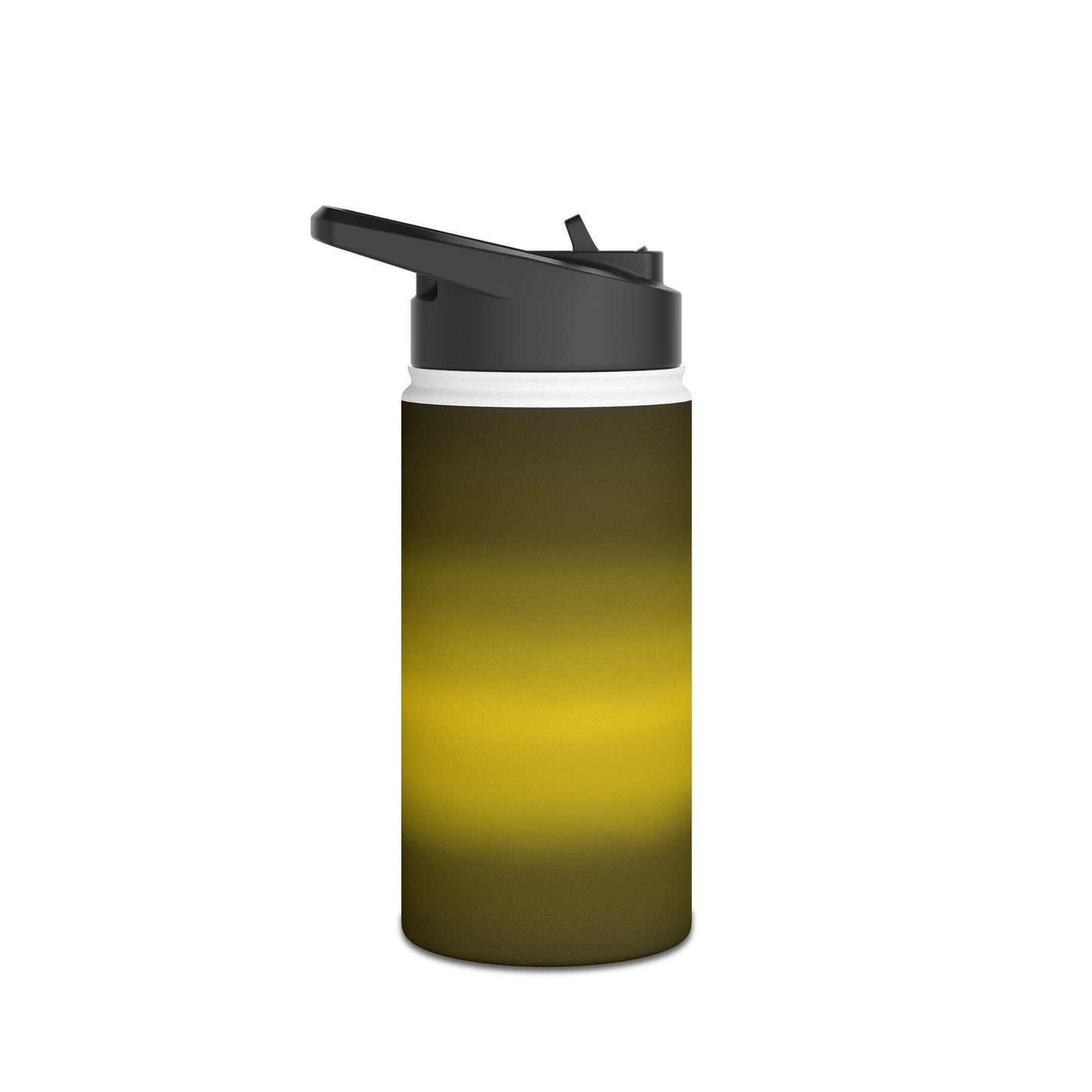 Yellow Gradient Stainless Steel Water Bottle — Insulated Travel Bottle