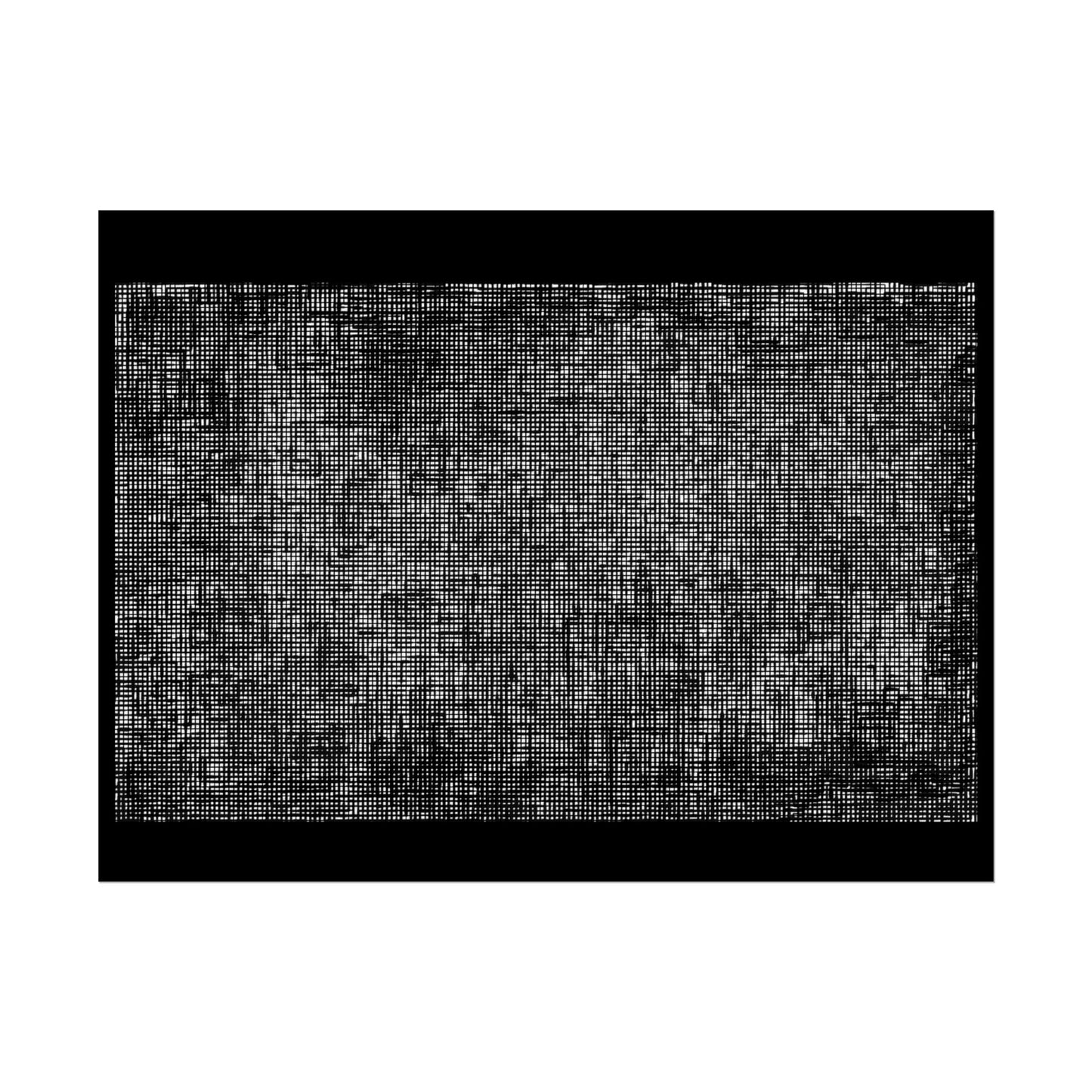 Grunge Black Texture Poster  "Shadow figures"— Distressed Vintage Wall Art (Rolled Poster)