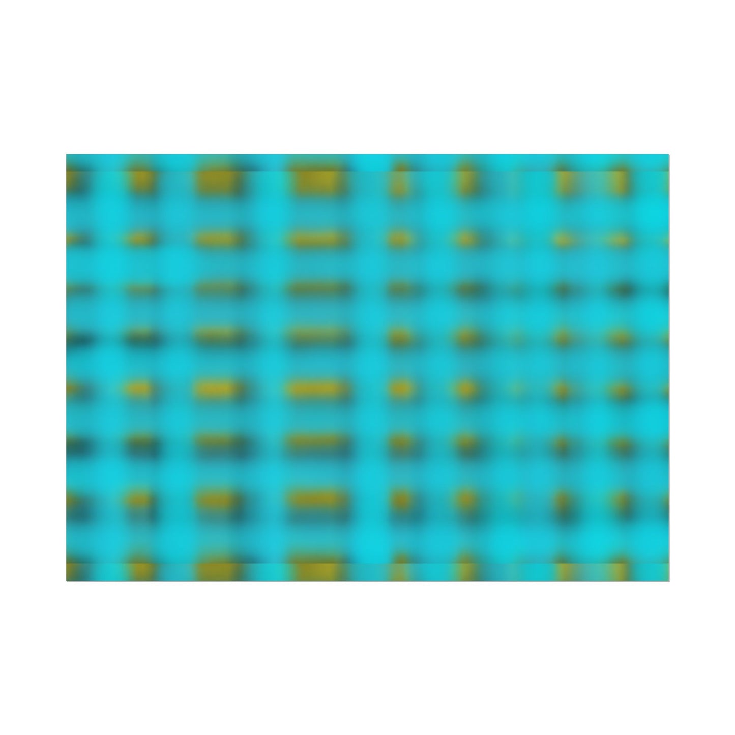 Abstract Turquoise Grid Poster — Modern Geometric Wall Art