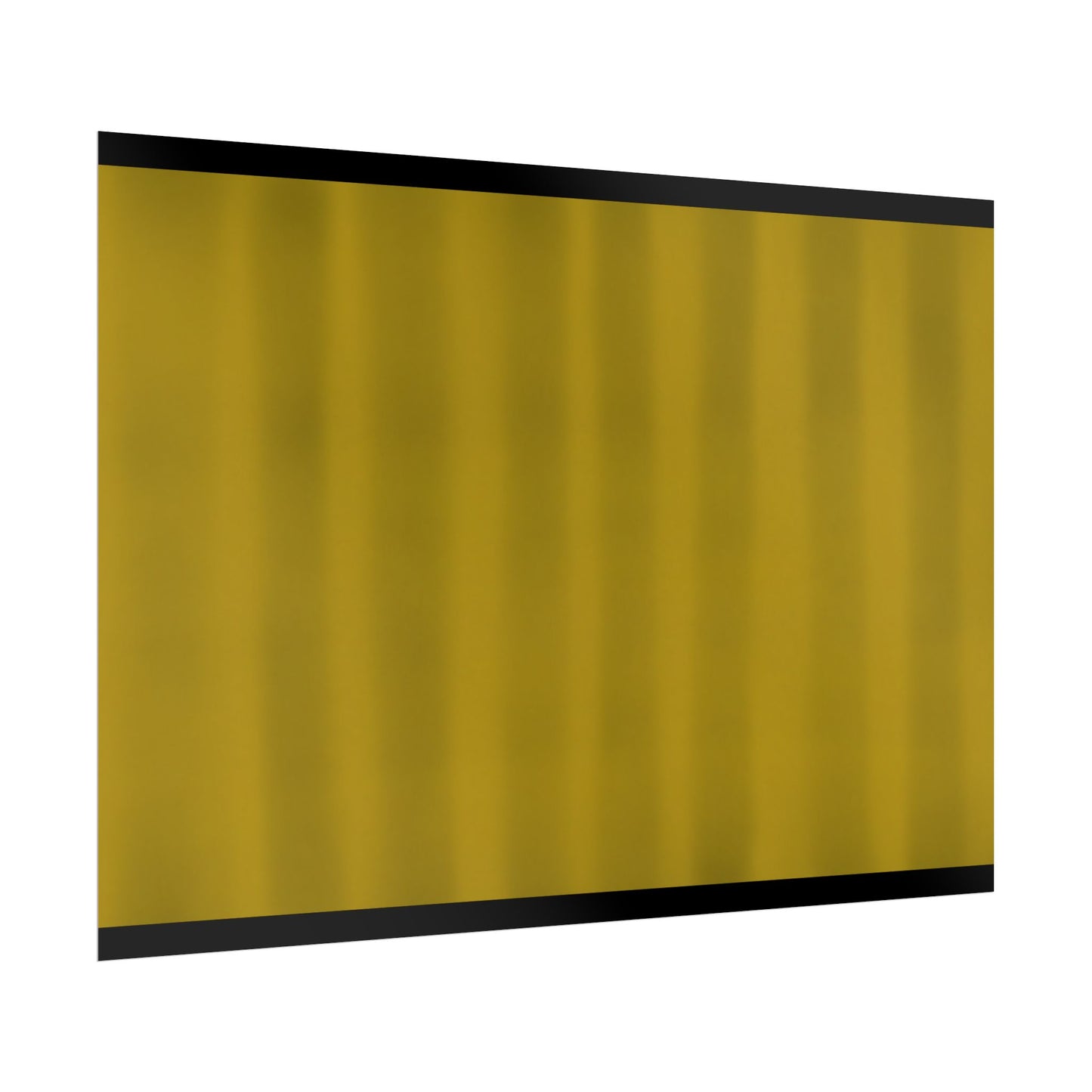 Gold Minimalist Rolled Poster — Modern Metallic Wall Art