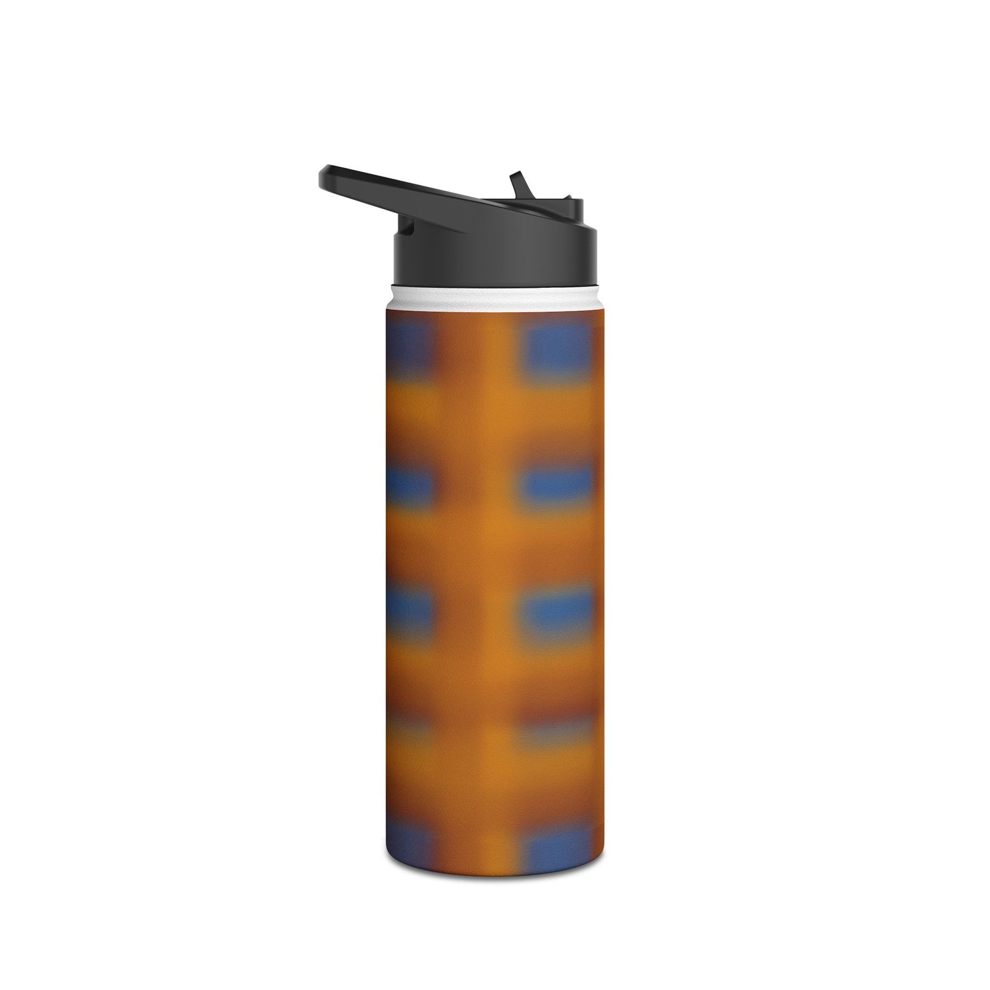 Amber Stripe Stainless Steel Water Bottle