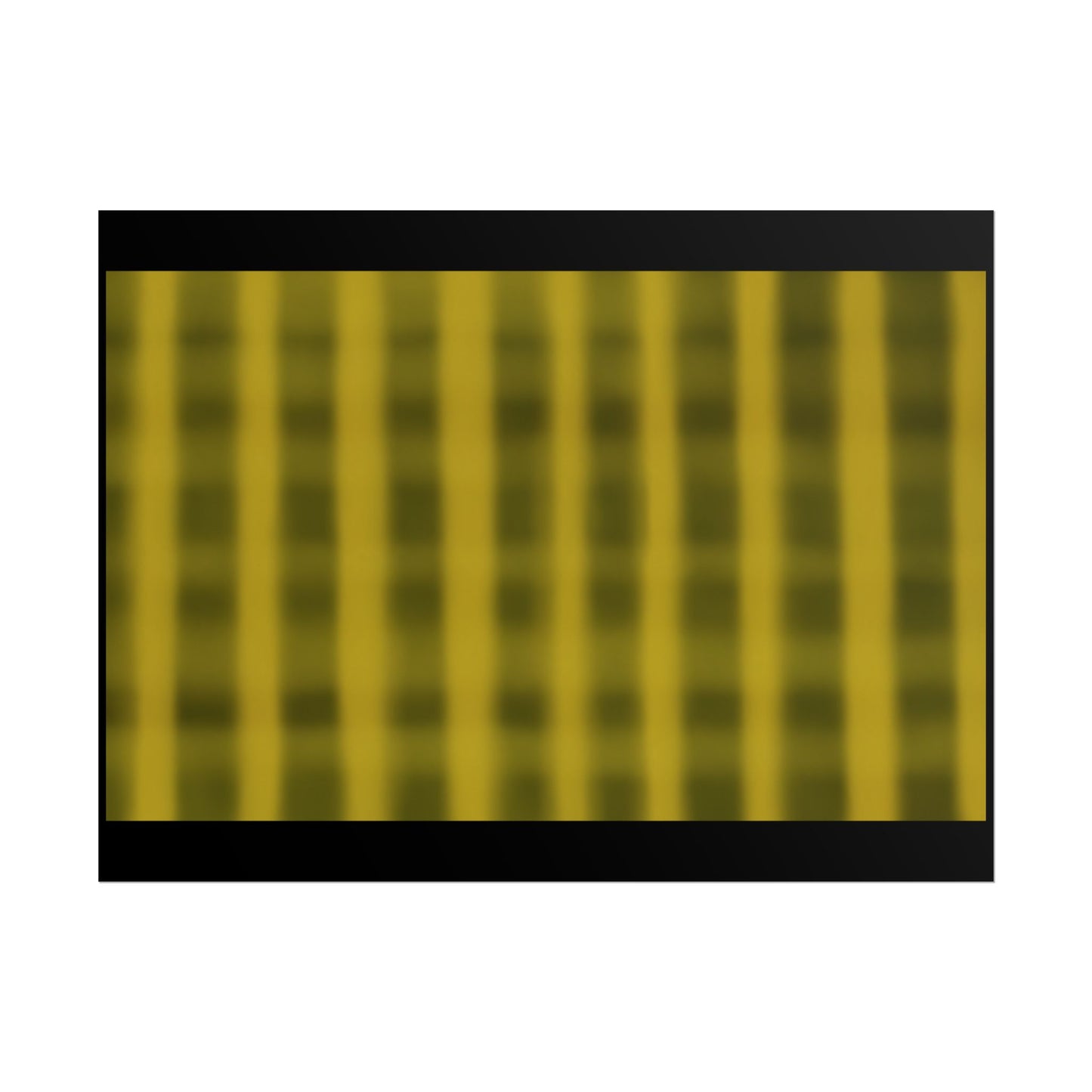 Abstract Yellow Grid Poster — Modern Geometric Wall Art