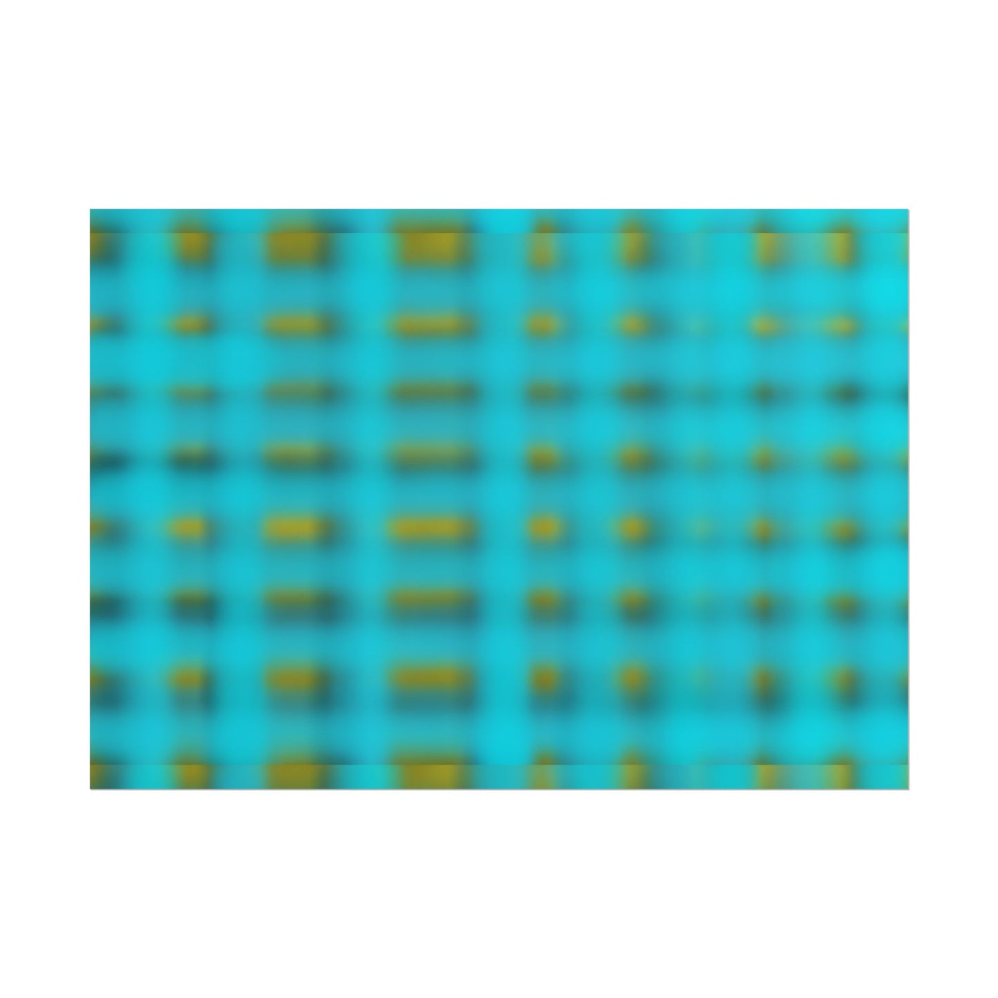 Abstract Turquoise Grid Poster — Modern Geometric Wall Art