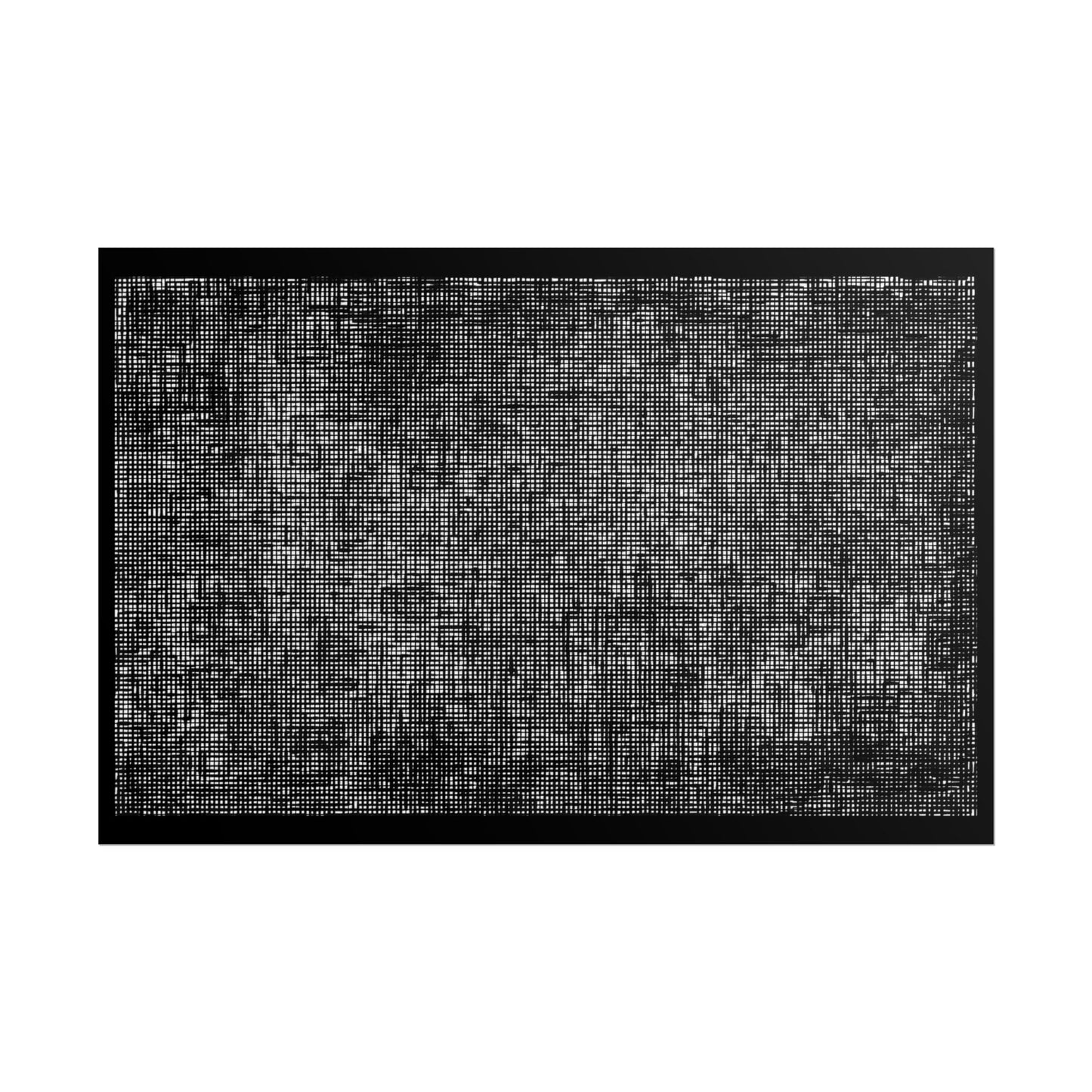 Grunge Black Texture Poster  "Shadow figures"— Distressed Vintage Wall Art (Rolled Poster)
