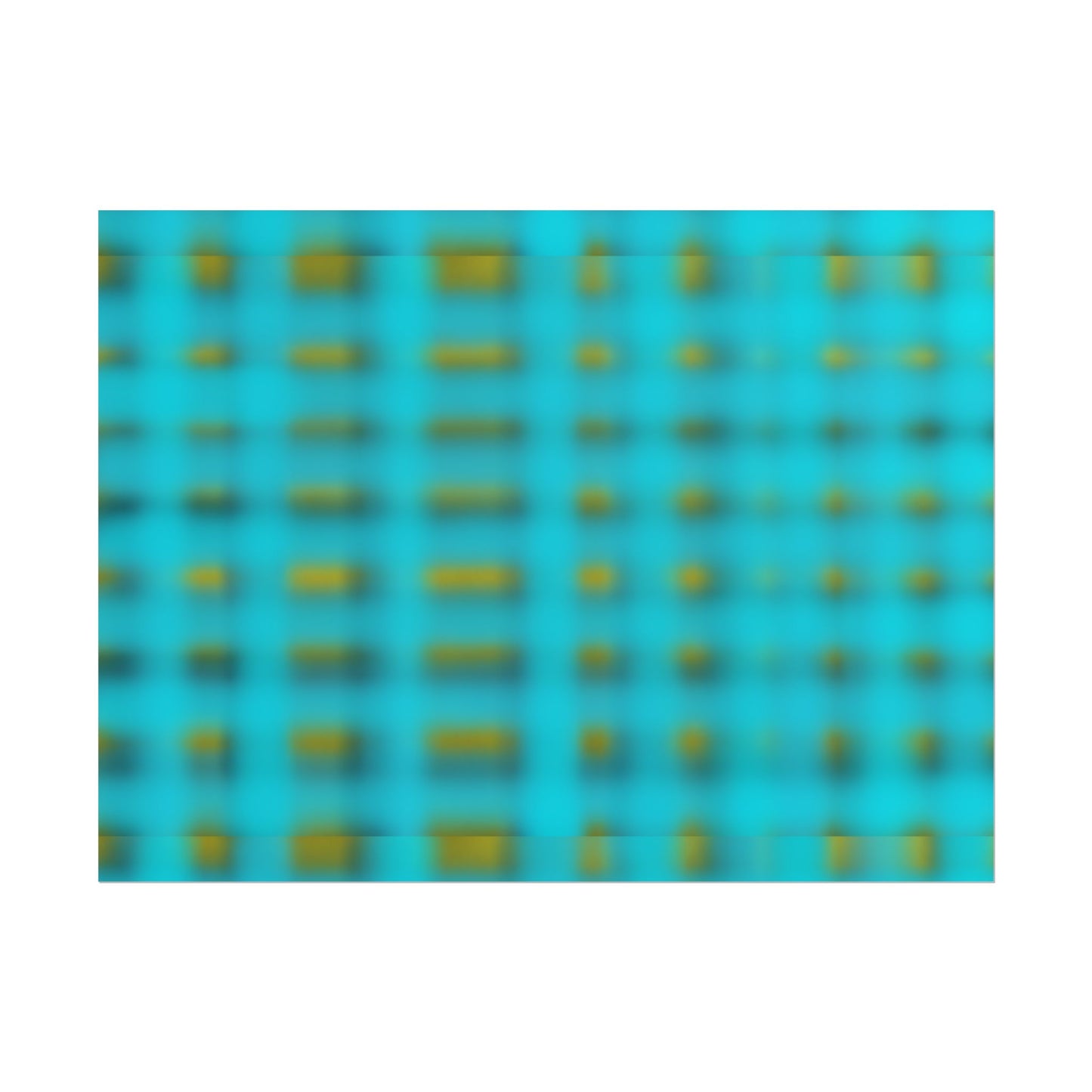 Abstract Turquoise Grid Poster — Modern Geometric Wall Art